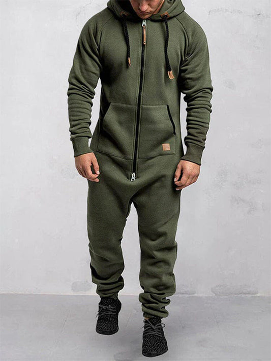 MARCELEN Hooded Fleece Zipper Tulum