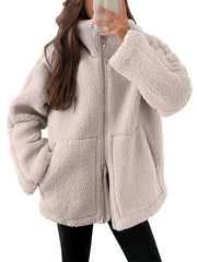 MARCELEN Cozy Sherpa Ceket