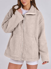 MARCELEN Cozy Sherpa Ceket