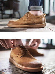 MARCELEN Heritage Tan Leather Boots