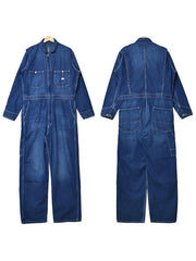 MARCELEN Long Sleeve Coveralls Tulum