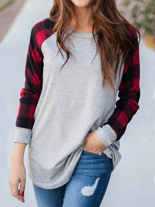 MARCELEN PLAID 7862 SWEATSHIRT