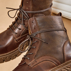 MARCELEN Gentle Retro Martin Boots