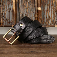 MARCELEN LEATHER BELT VGN805